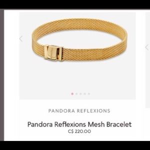 Pandora woven bracelet